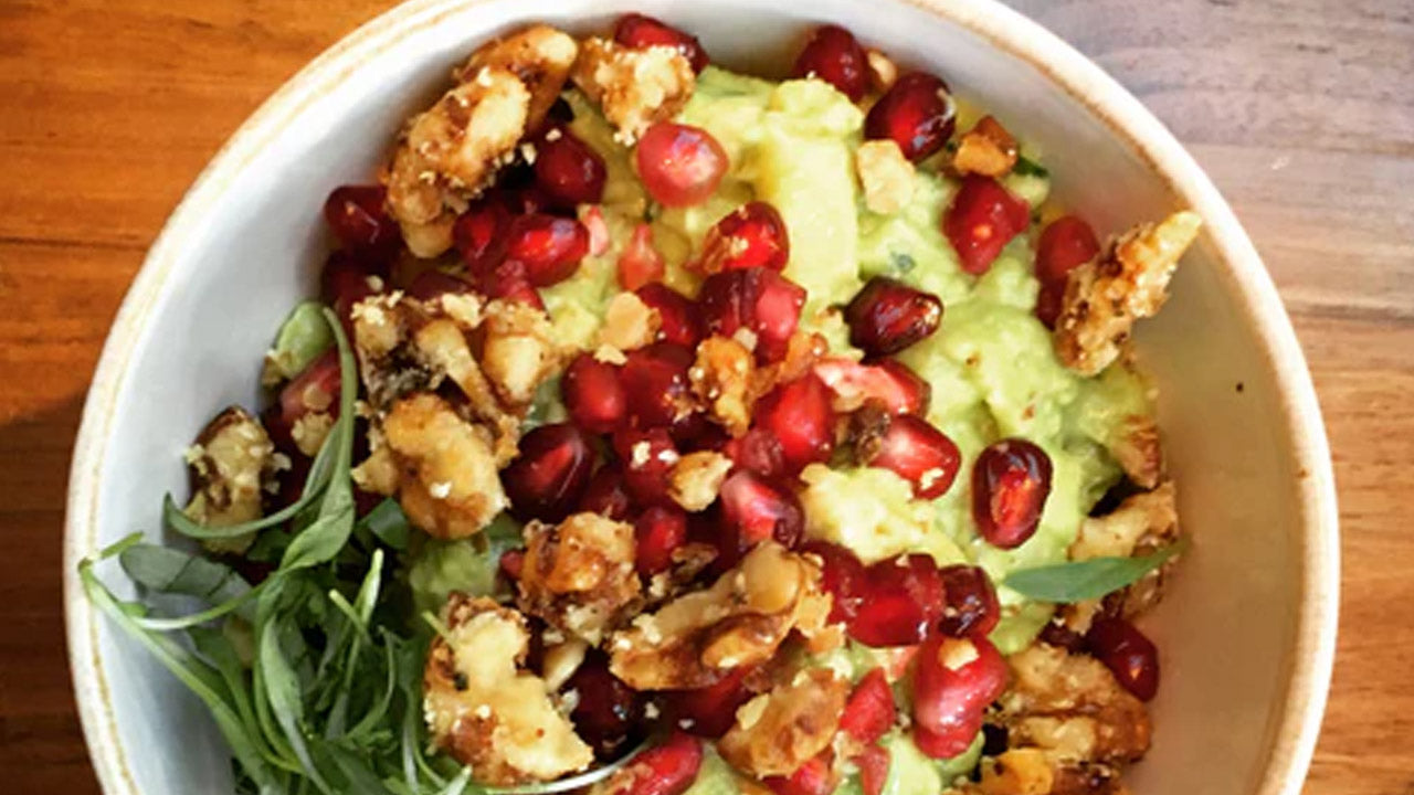 Pomegranate Guacamole