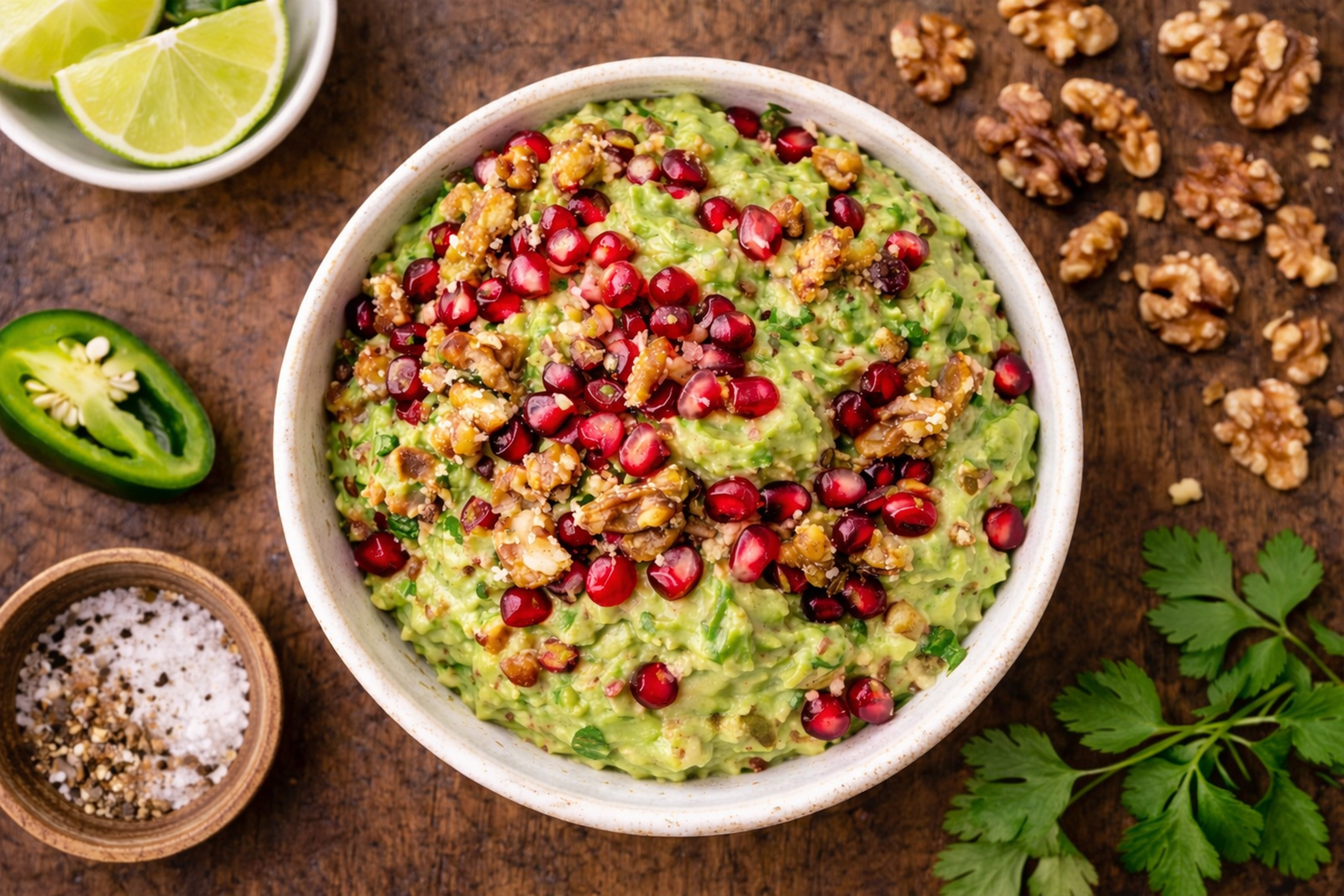 Pomegranate Guacamole